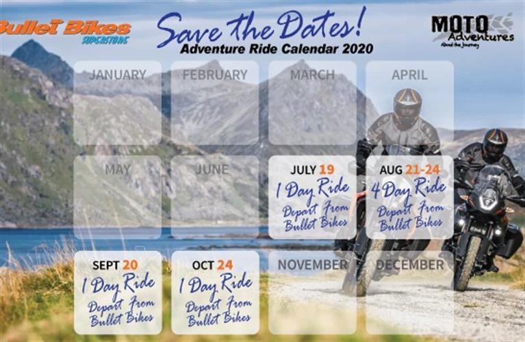 Adventure Ride Calendar 2020