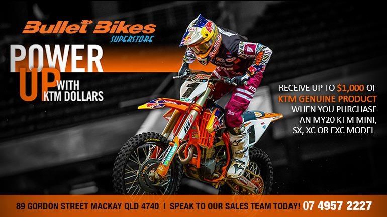 POWER UP WITH KTM DOLLARS